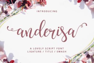 Anderisa: A Delicate Script Font for Modern Branding