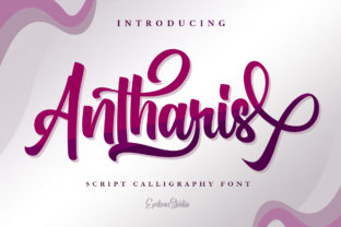Antharis Font: Elegant Script for Designers