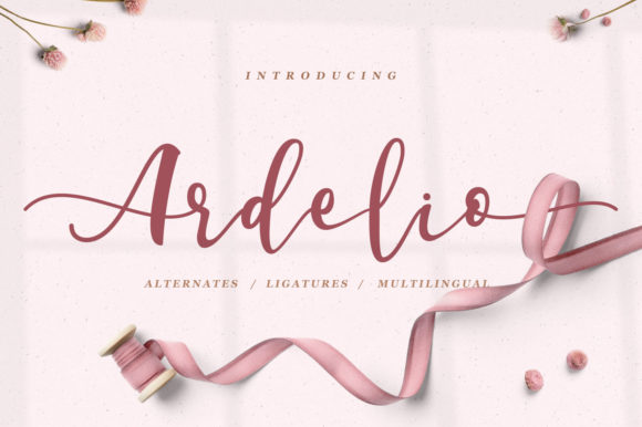 Ardelio: A Handwritten Typeface for Editorial Design
