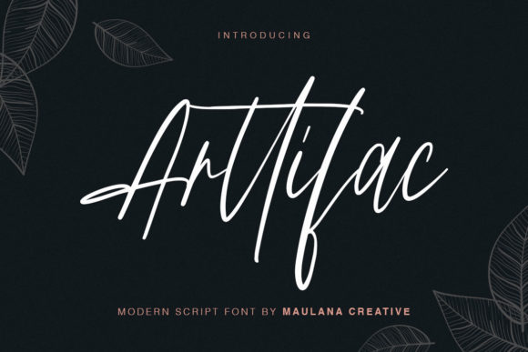 Arttifac Typeface for Authentic Branding