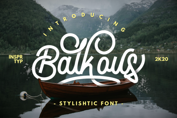 Balkous: Elevate Your Brand with Elegant Script Fonts