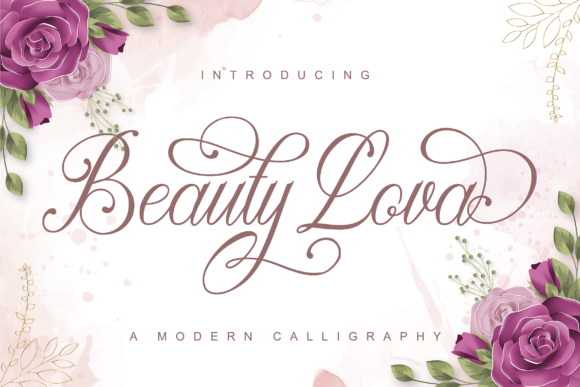 Beauty Lova: A Modern Script Typeface for Marketers