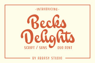 Becks Delights: A Vintage Script Font for Web Design