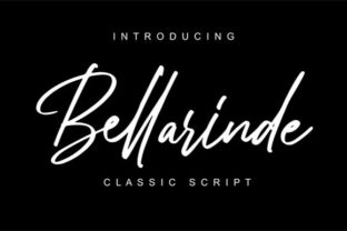 Bellarinde: The Minimalist Script Typeface for Modern Brands