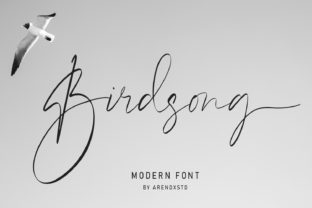 Birdsong Font: The Friendly Script for Digital Creators