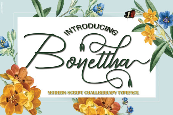 Bonettha: A Modern Script Font for Web Design