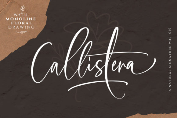 Callistera: An Elegant Script Typeface for Editors