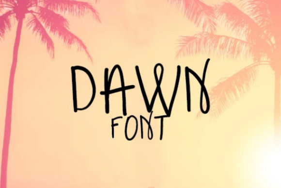 Dawn Handwritten Font for Modern Makers