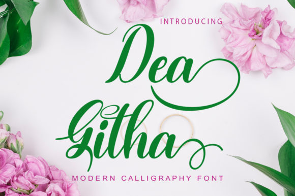 Dea Githa: The Script Font for Modern Marketers