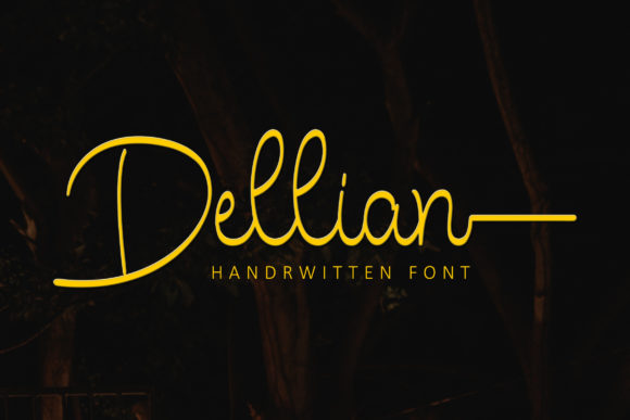 Dellian: A Soft Script Font for Modern Campaigns