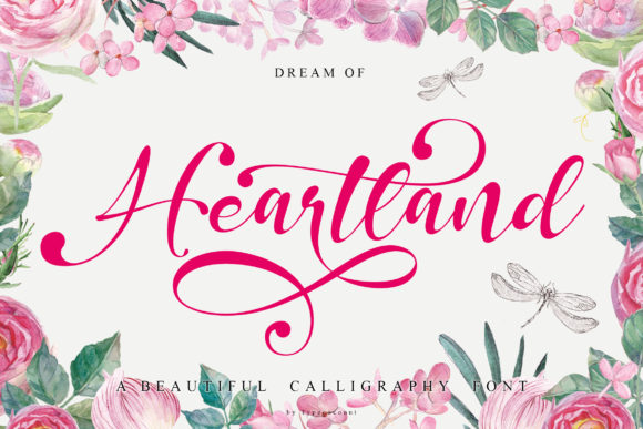 Dream of Heartland Font for Social Campaigns