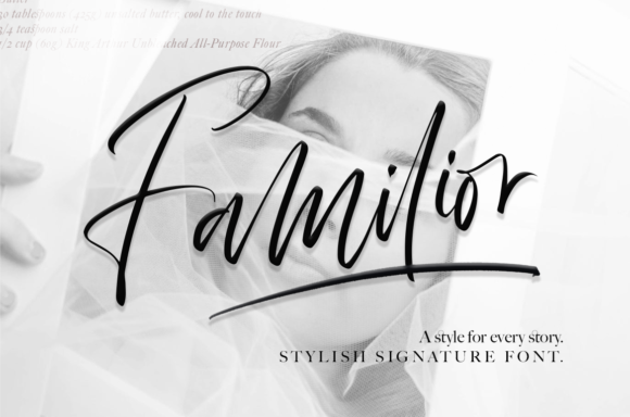 Familior: The Elegant Script Font for Crafters