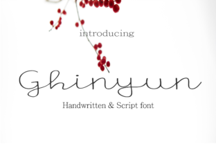 Ghinyun: A Round Script Font for Campaigns