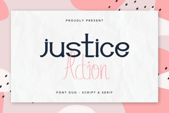 Justice Action Font for Professional Branding