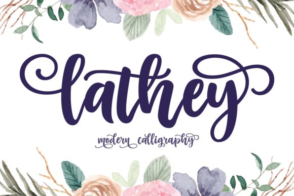 Lathey Typeface: Friendly Script for Campaigns