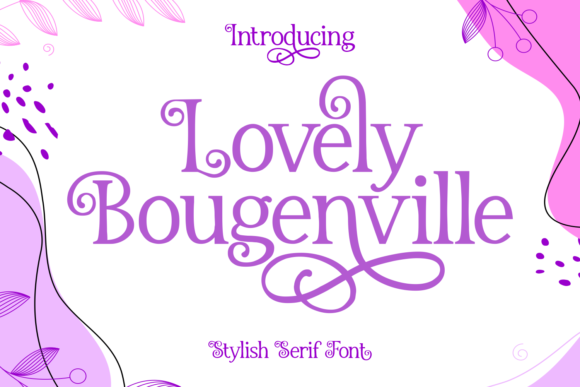 Lovely Bougenville Font: A Versatile Script for Designers