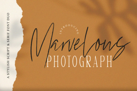 Marvelous Photograph: A Versatile Serif and Script Typeface