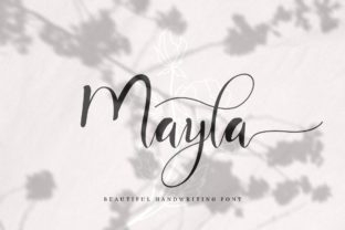 Mayla: A Handwritten Typeface for Editorial Design