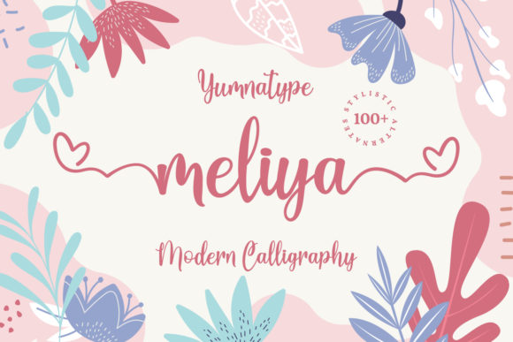 Meliya: A Natural Script Font for Editorial Design