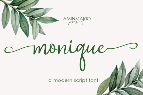Monique Script Font Review for Modern Branding