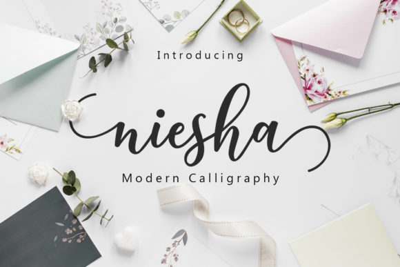Niesha: The Friendly Script Handwritten Font for Makers