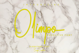 Olimpo: The Signature Font for Modern Branding