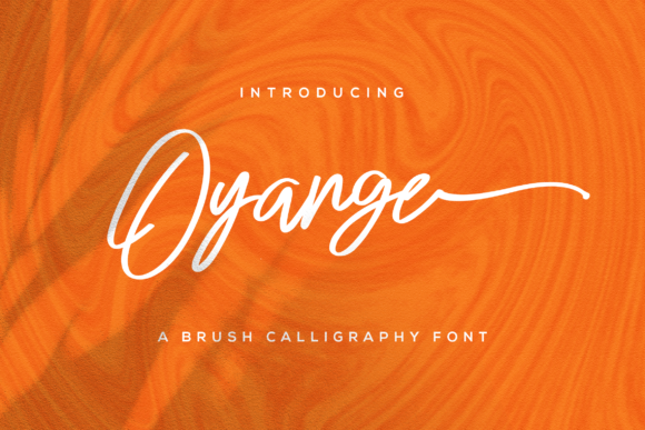 Oyange: A Script Handwritten Font for Digital Design