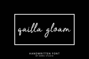 Qailla Gloam: A Brush Script Font for Branding
