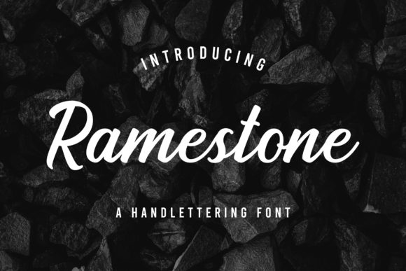 Ramestone: A Friendly Script Handwritten Font for Campaigns