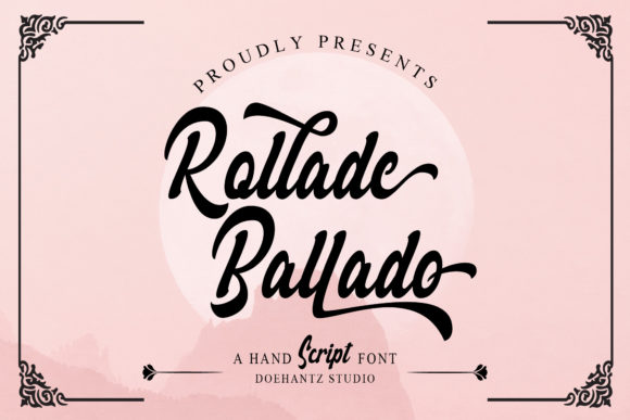 Rollade Ballado: The Script Font for Scroll-Stopping Content
