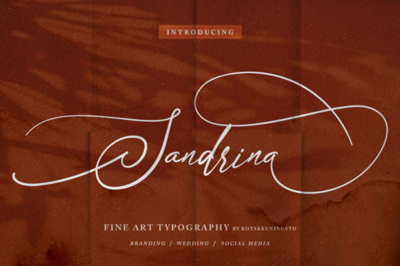 Sandrina: A Premium Calligraphy Typeface for Campaigns