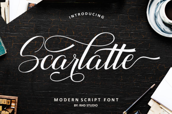 Scarlatte: A Premium Script Font for Editorial Design