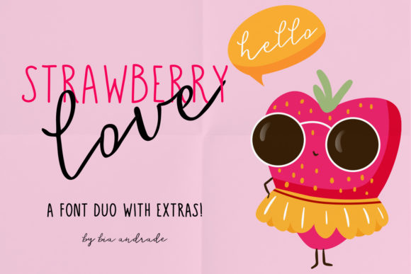 Strawberry Love: A Versatile Typeface for Modern Editors
