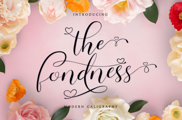 The Fondness Typeface for Elegant Campaigns