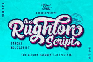 The Rughton Font for Bold Campaign Design