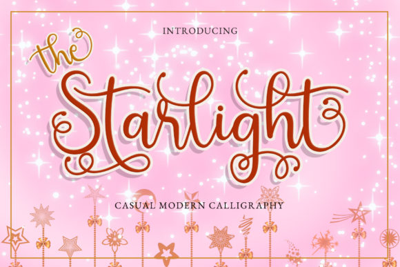 The Starlight Font for Handmade Creators