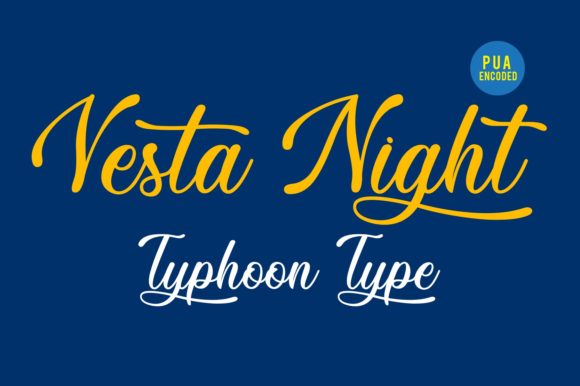 Vesta Night Typeface for Modern Web Design