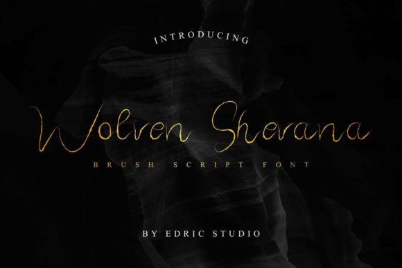 Wolven Shevana Font for Spooky Editorial Design