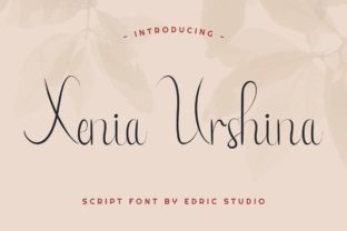 Xenia Urshina: A Delicate Script Font for Branding